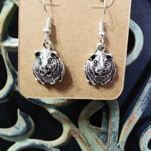 4/$25  Guinea Pig Dangle Earrings NEW